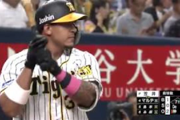 マルテ 11号 2ラン ホームラン 2019年8月20日 阪神vsDeNA